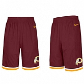 Men's Washington Redskins Burgundy NFL Shorts,baseball caps,new era cap wholesale,wholesale hats
